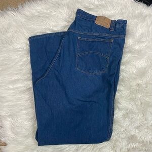 Liberty Blues Mens Plus Big and Tall Dark Wash Denim Jeans